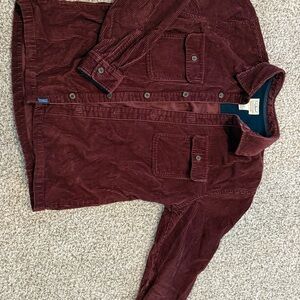 LL Bean Burgundy Corduroy Jacket